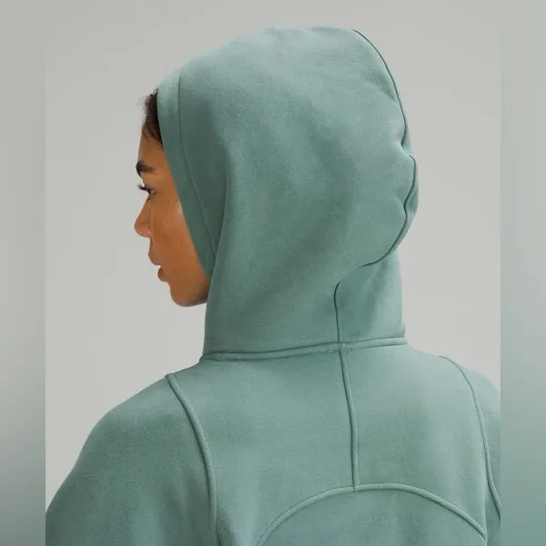 Lululemon Loungeful Hoodie Tidewater Teal Size 12 Athleisure Sporty Active‎ Wear - Image 5