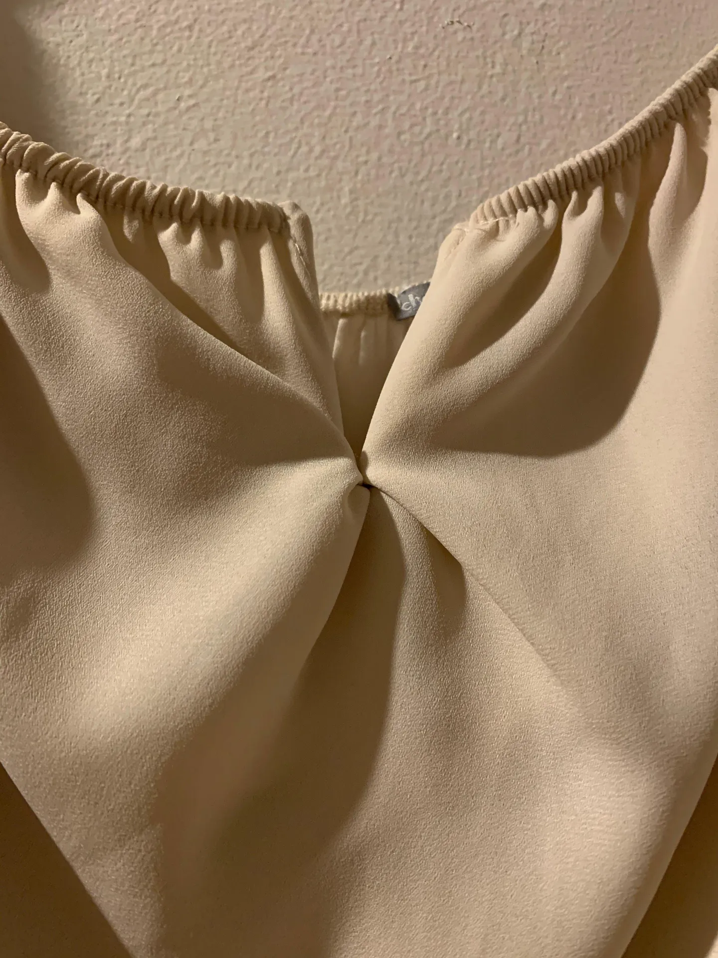 Beige Off-Shoulder Top - Image 2
