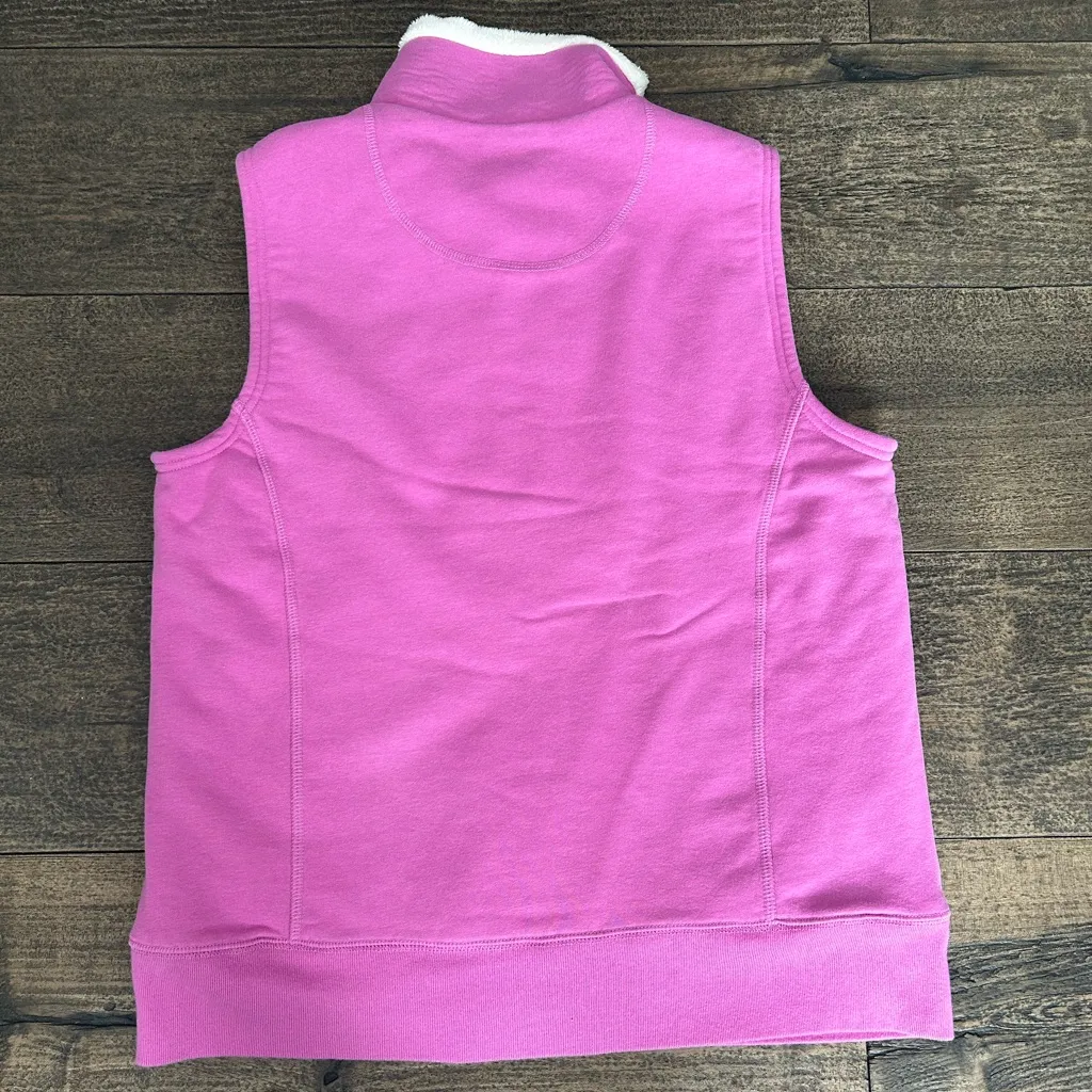 Women’s L.L. Bean Pink Sleeveless Vest medium‎ - Image 5