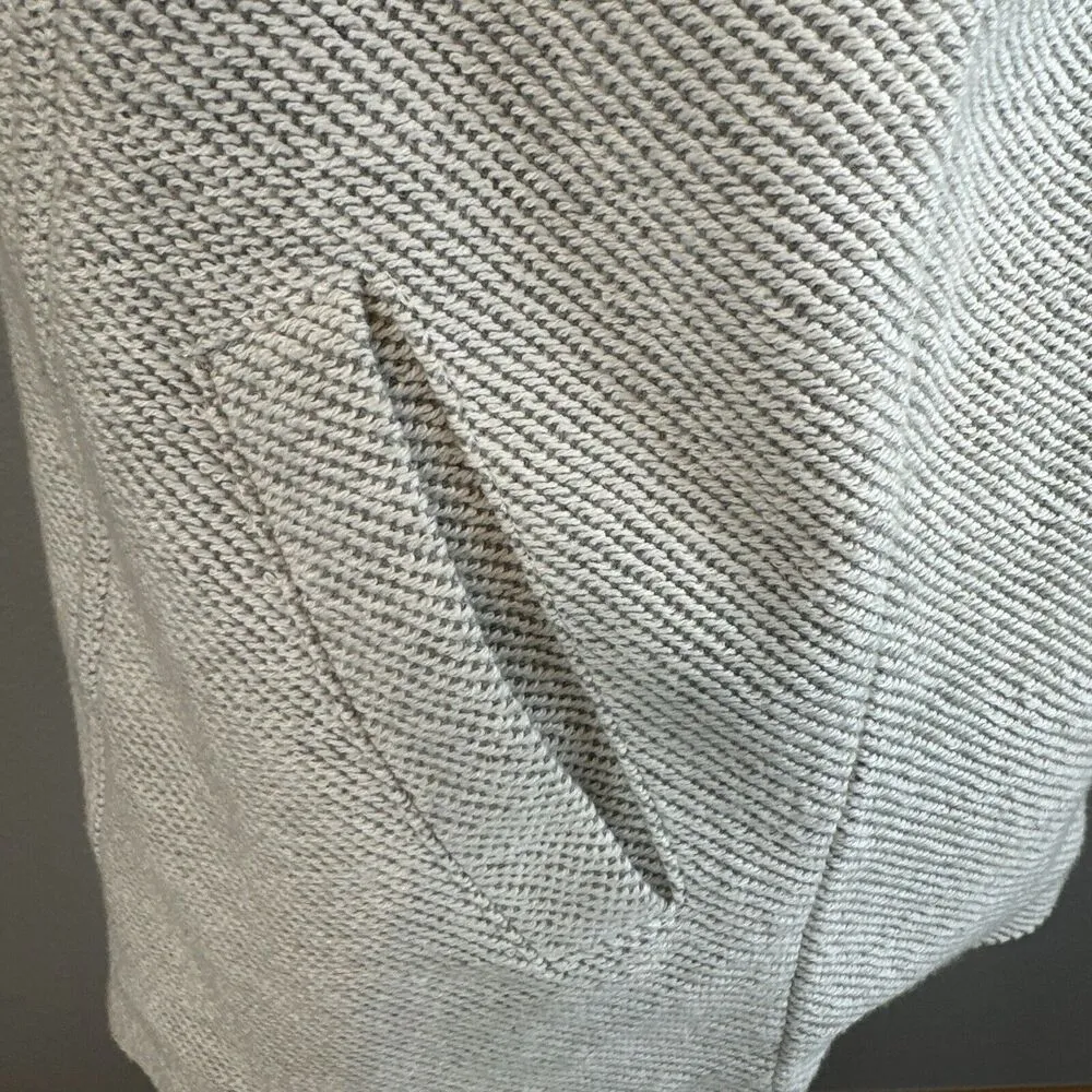 Michael Stars Womens Tweed Leather Trim Zip Moto Jacket Size Small Beige Brown - Image 4