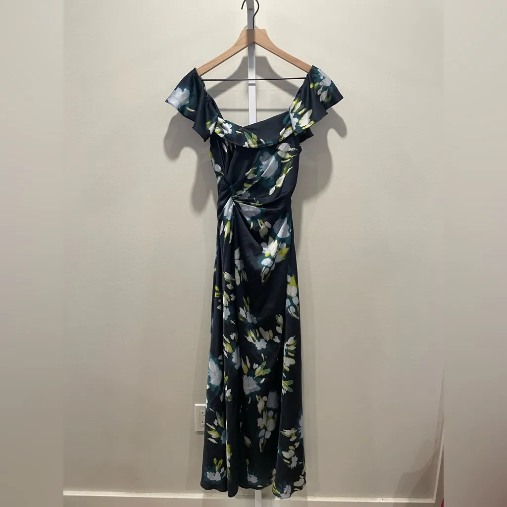 Tanya Taylor Luna Floral Gathered Maxi Dress Size 0‎ - Image 5