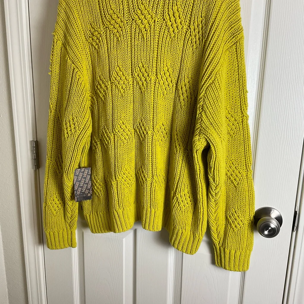 Vans Suzie Cable Crew Sweater Women’s Size X-Large - Image 9