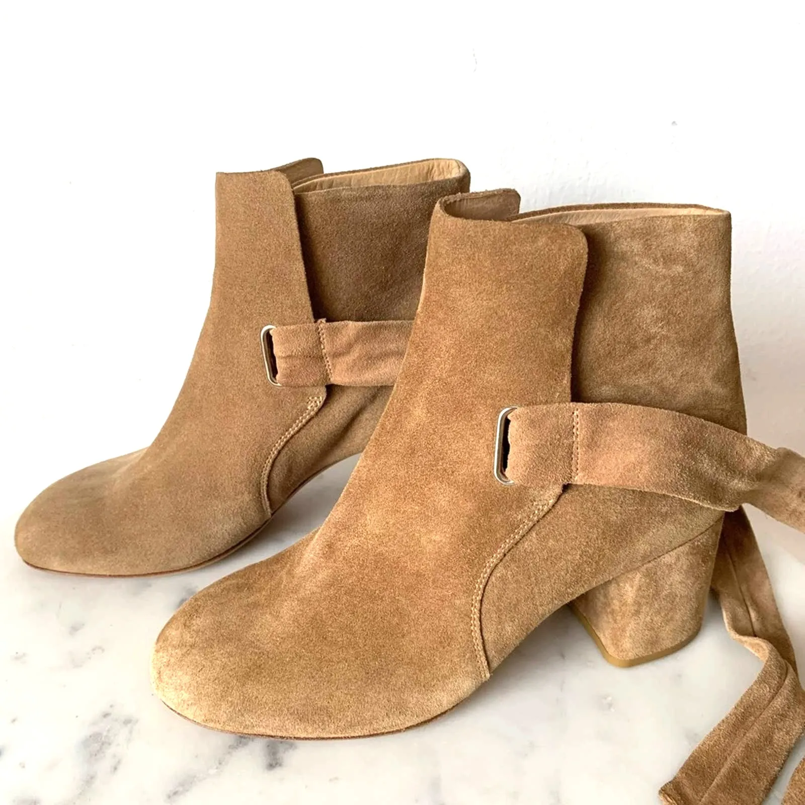 Brand New with Tag - Rag & Bone Dalia Suede Ankle-Tie Boot Women's 5 US - Image 3