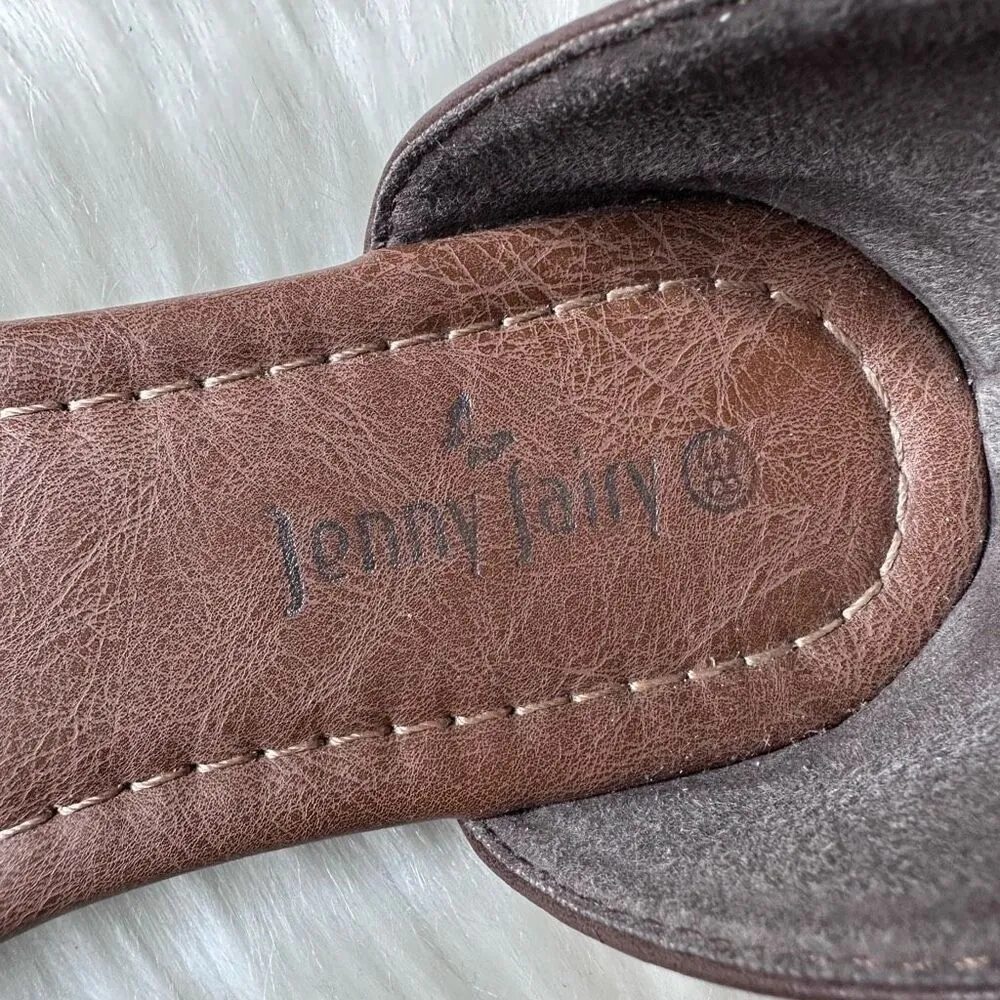 Jenny Fairy Brown & Teal Sandals Size 38 Brown - Image 3