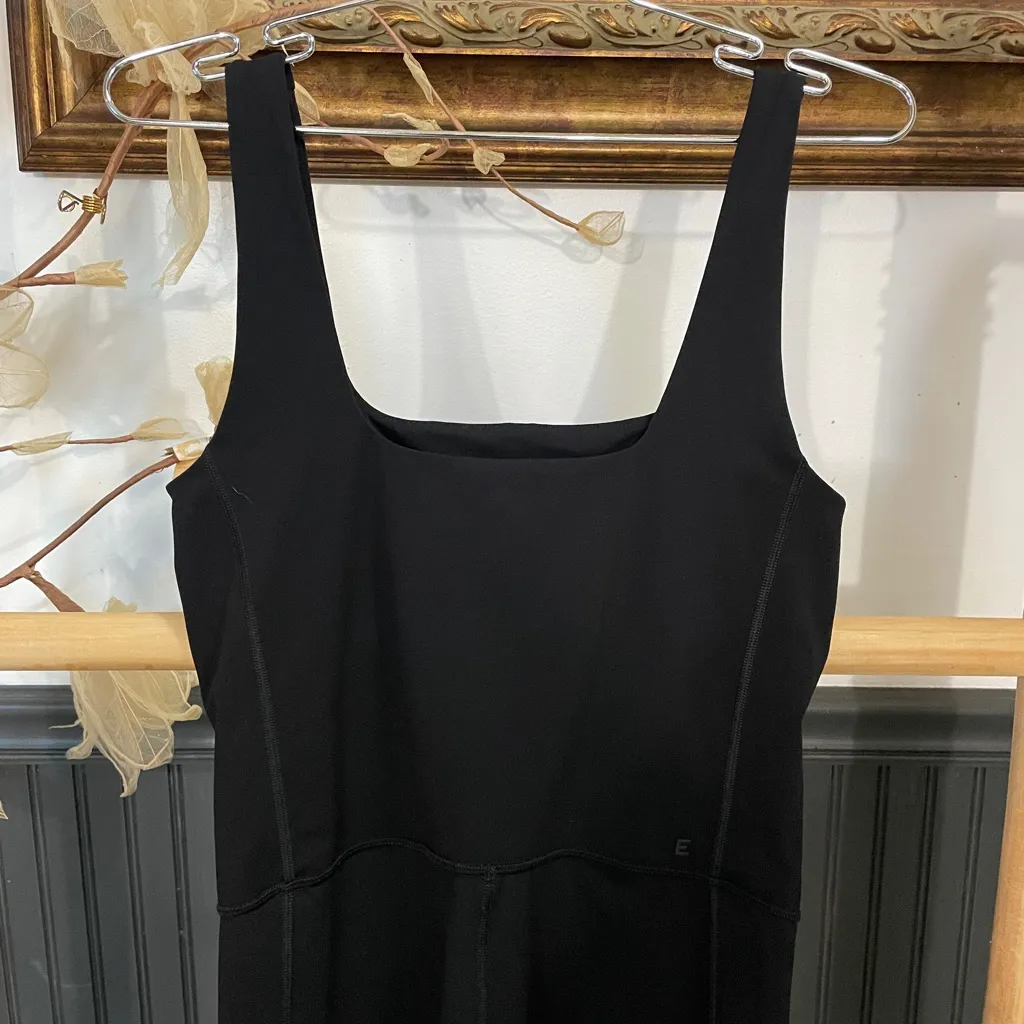 Everlane The Perform Square-Neck Unitard Black Bodysuit Jumpsuit - M 🧡🎀 - Image 11