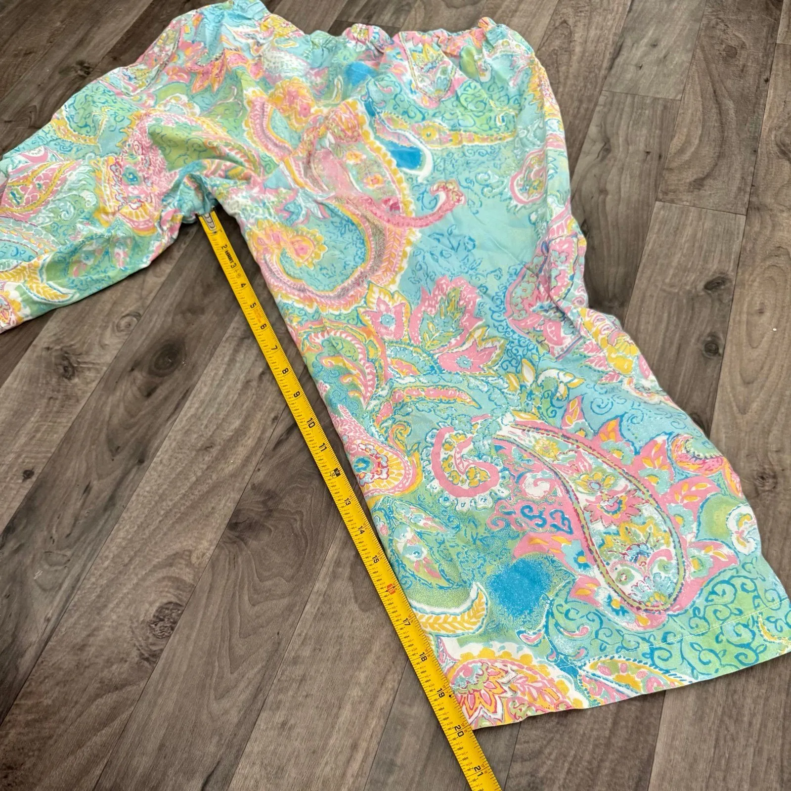 Ralph Lauren rainbow paisley floral cotton pajama set Blue Size M - Image 6