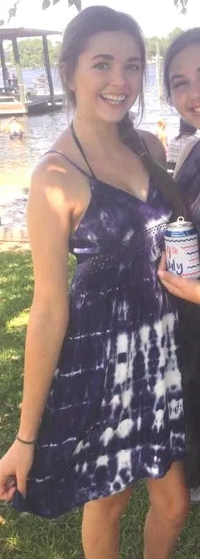 Blue TieDye Flowy Dress - Image 2