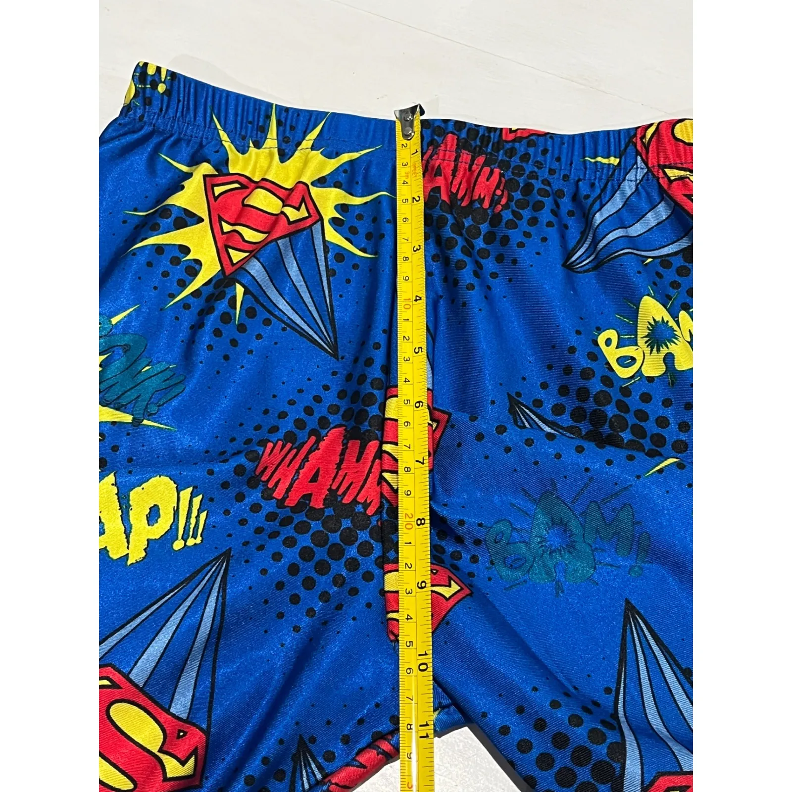 Lot of 2 leggings Tipsy Elves‎ Size S Blue Red White & Comic Book Superman - Image 5