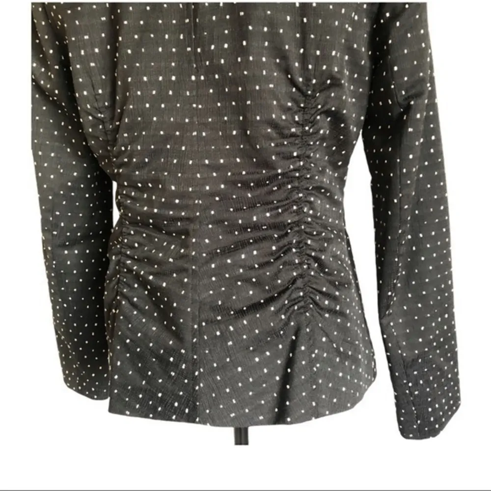 Lafayette 148 New York Polka Dot Button Blazer Size 6 - Image 6