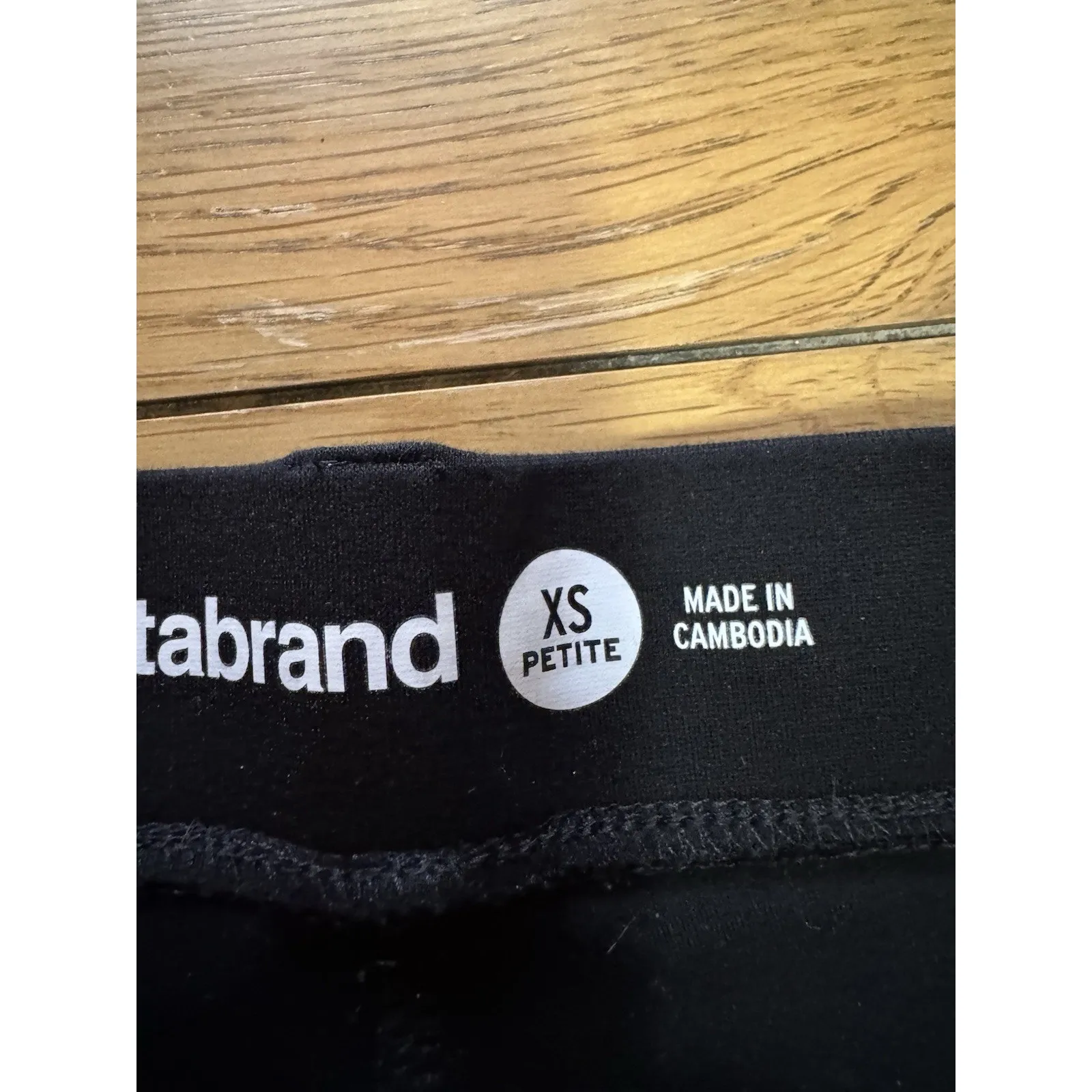 Betabrand Pants Women Size XS Petitie Pull On Black Stretch Loungwear Office - Image 3