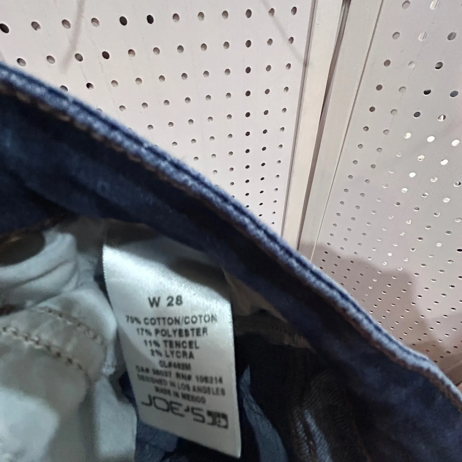 Joe's Jeans Dark Wash Distressed Frayed Hem Skinny Jeans Women's Size 28 - Image 9