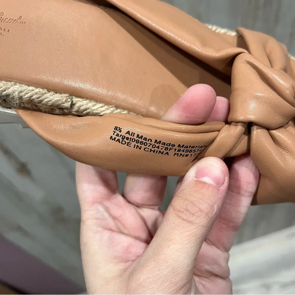 Universal Thread Dena Knotted Espadrille Sandals Tan - Image 3