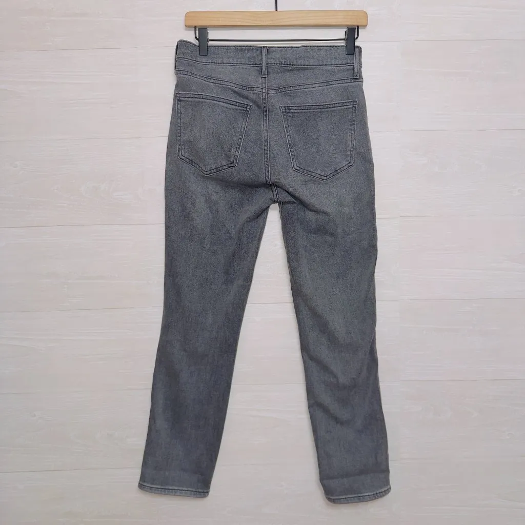 Gap Women's Size 4/27 Gray Wash Denim Mid Rise Vintage Slim Fit Jeans - Image 7