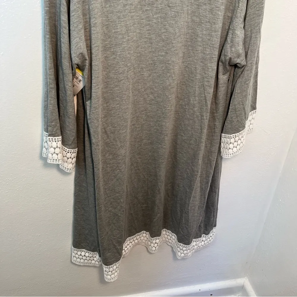 Angel Maternity Birthing and Nursing Robe Heather Gray Size undefined - Image 10