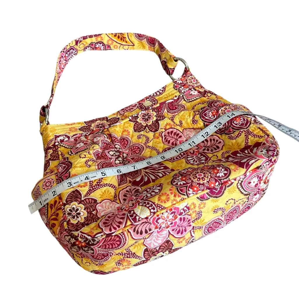 Bail Gold & Pink Floral Design Vera Bradley Set Purse Tote Bag Wallet Wristlet! - Image 3