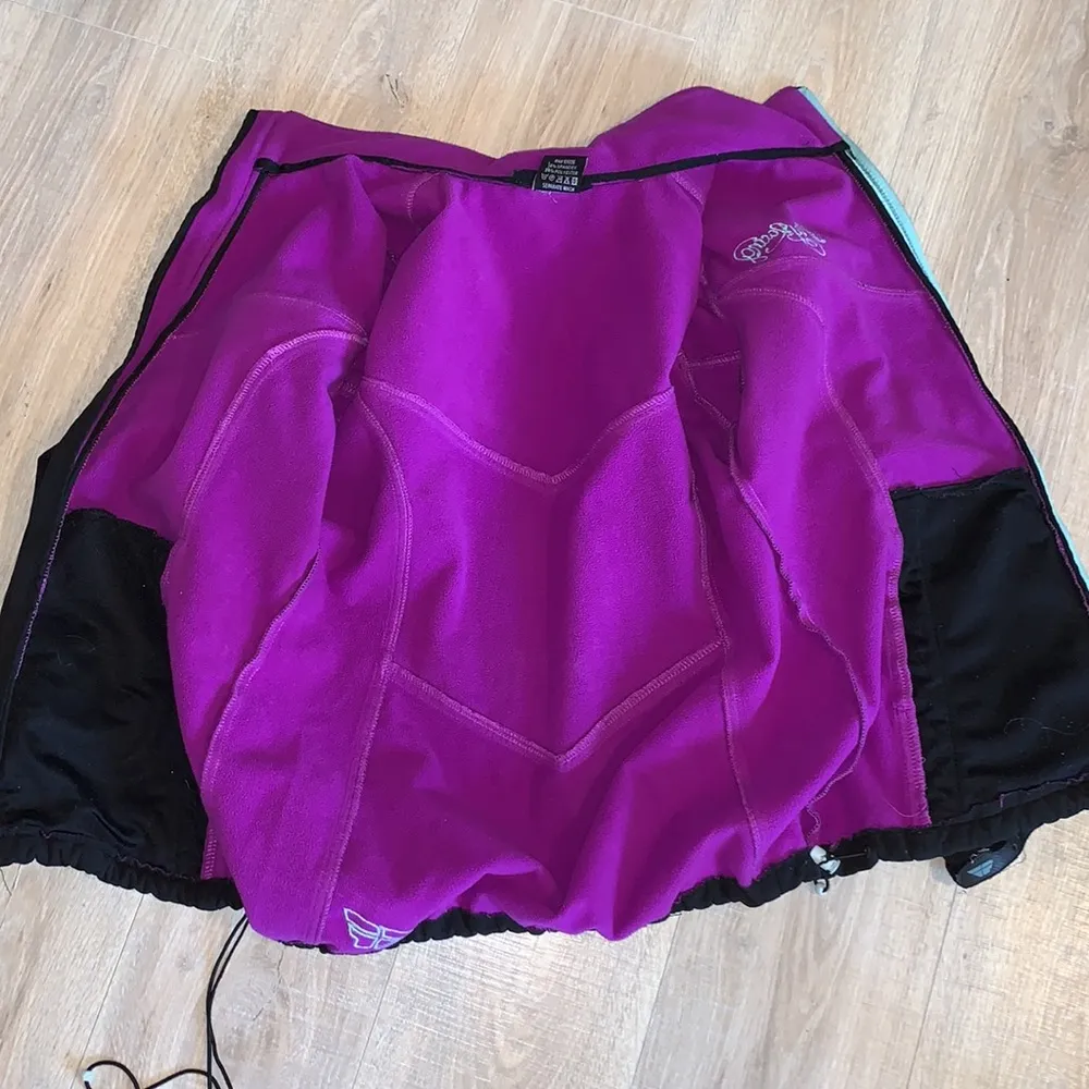 Fly Racing black & purple fleece lined athletic winter jacket - Image 8