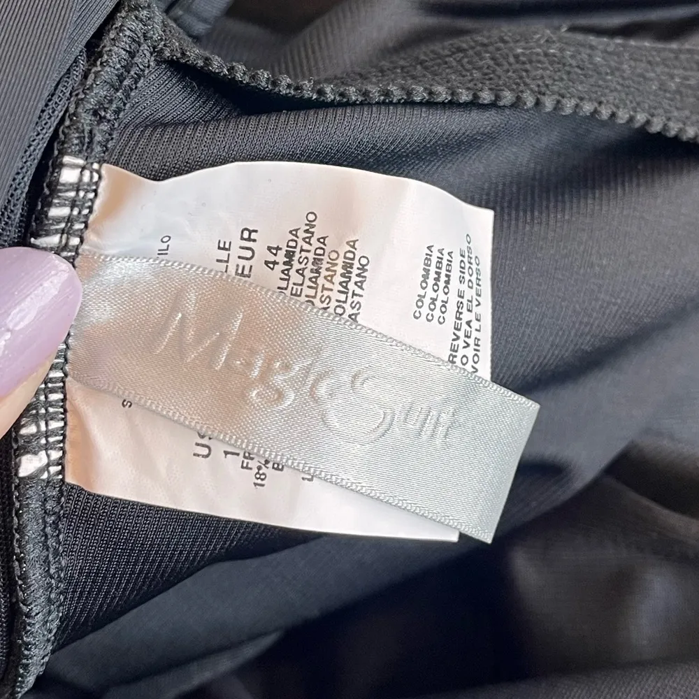 MagicSuit Swimsuit Black Lace Up One Piece Victoria 14 NWOT - Image 6