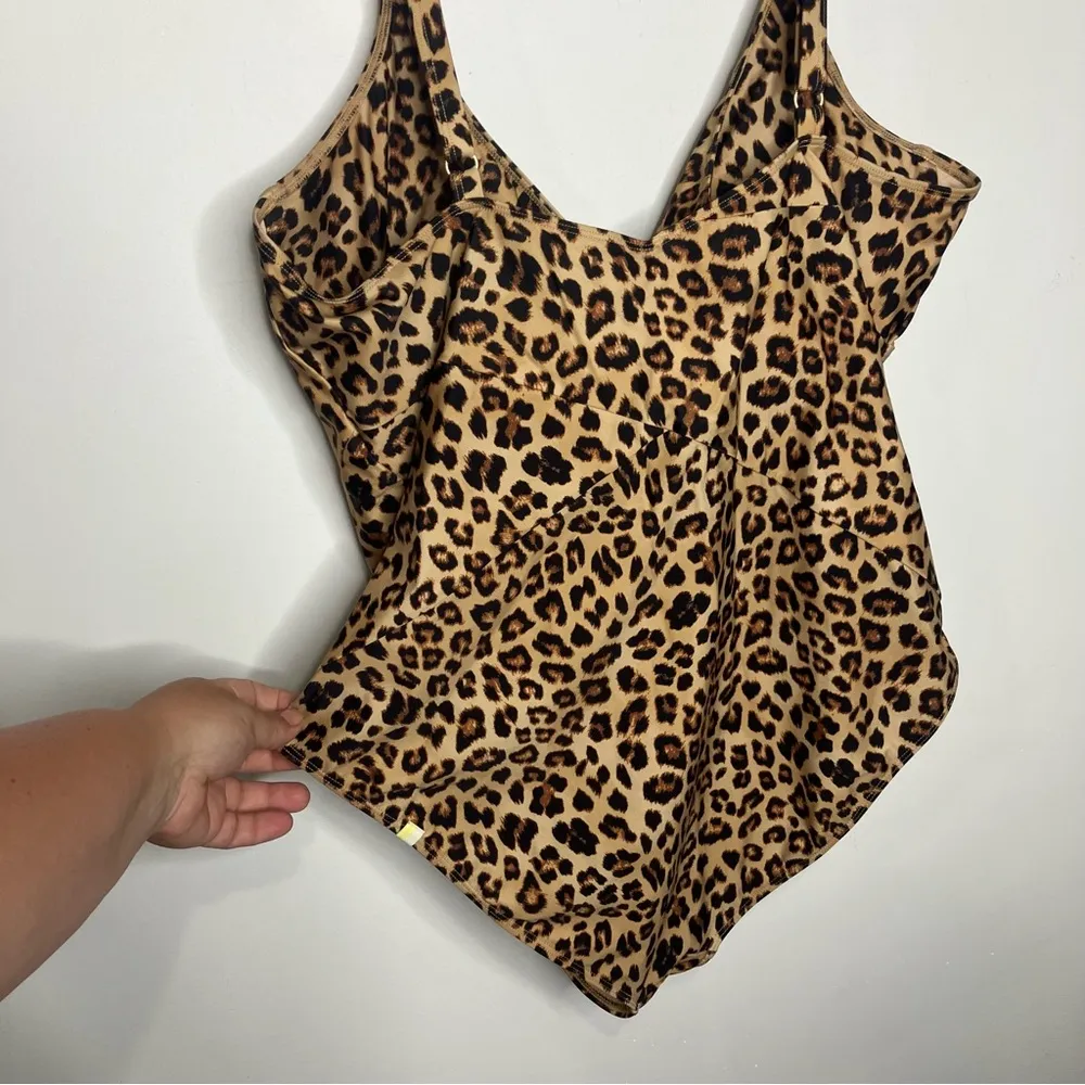 Summersalt marina leopard‎ print one piece swimsuit women’s size 22 - Image 6