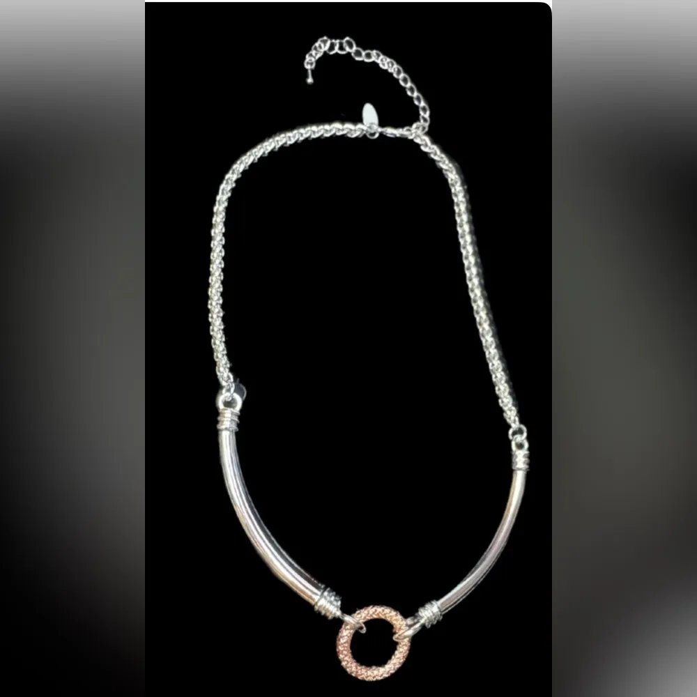 Lia Sophia Signed Mixed Media Necklace. 16” with 3” extender - Image 3