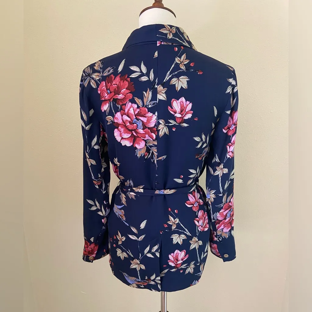 Joie Silk Floral Anasophia Blazer - Image 8