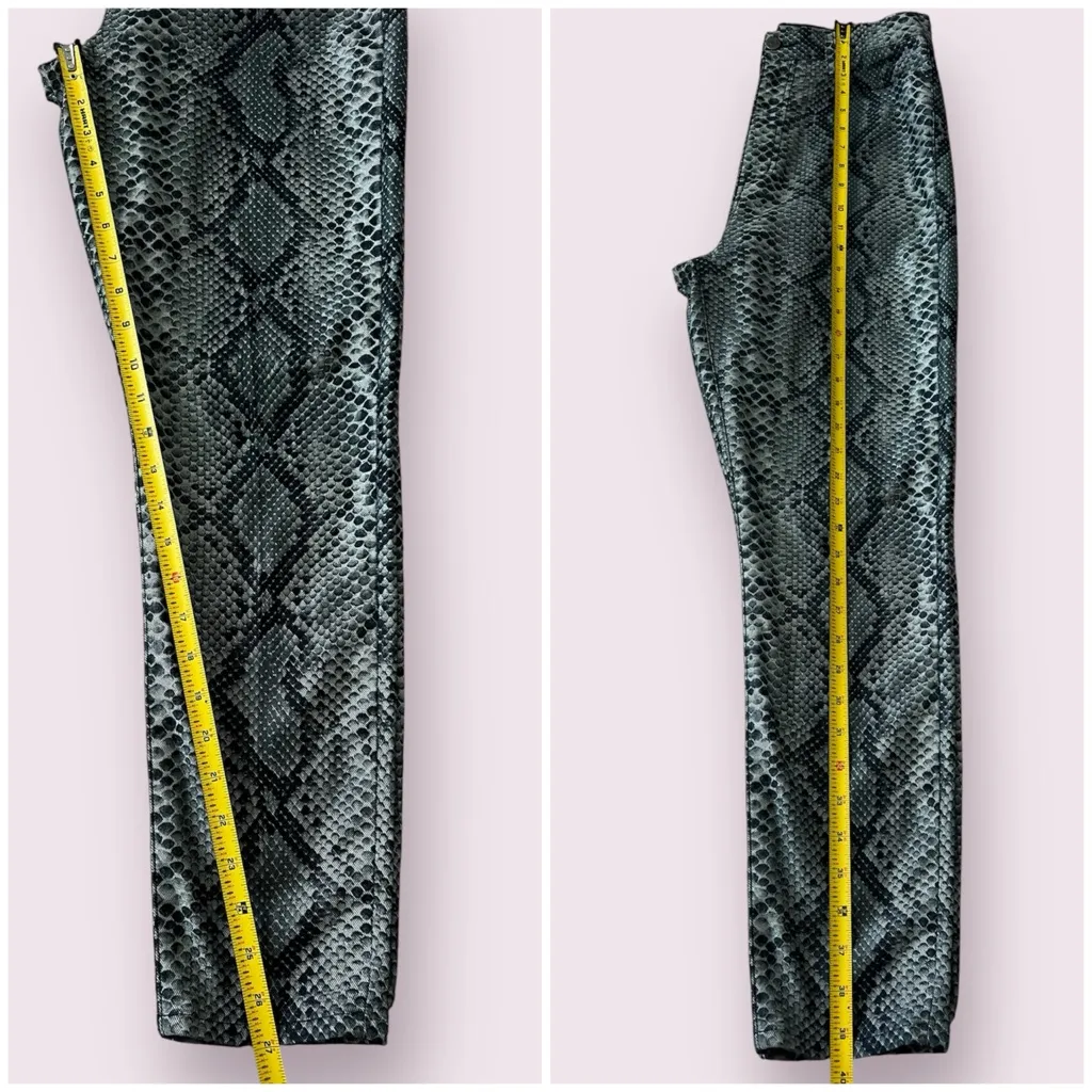 ETICA Cindy High Waist Snake Print Ankle
Skinny Stretcht olive pants 30 Multiple - Image 12