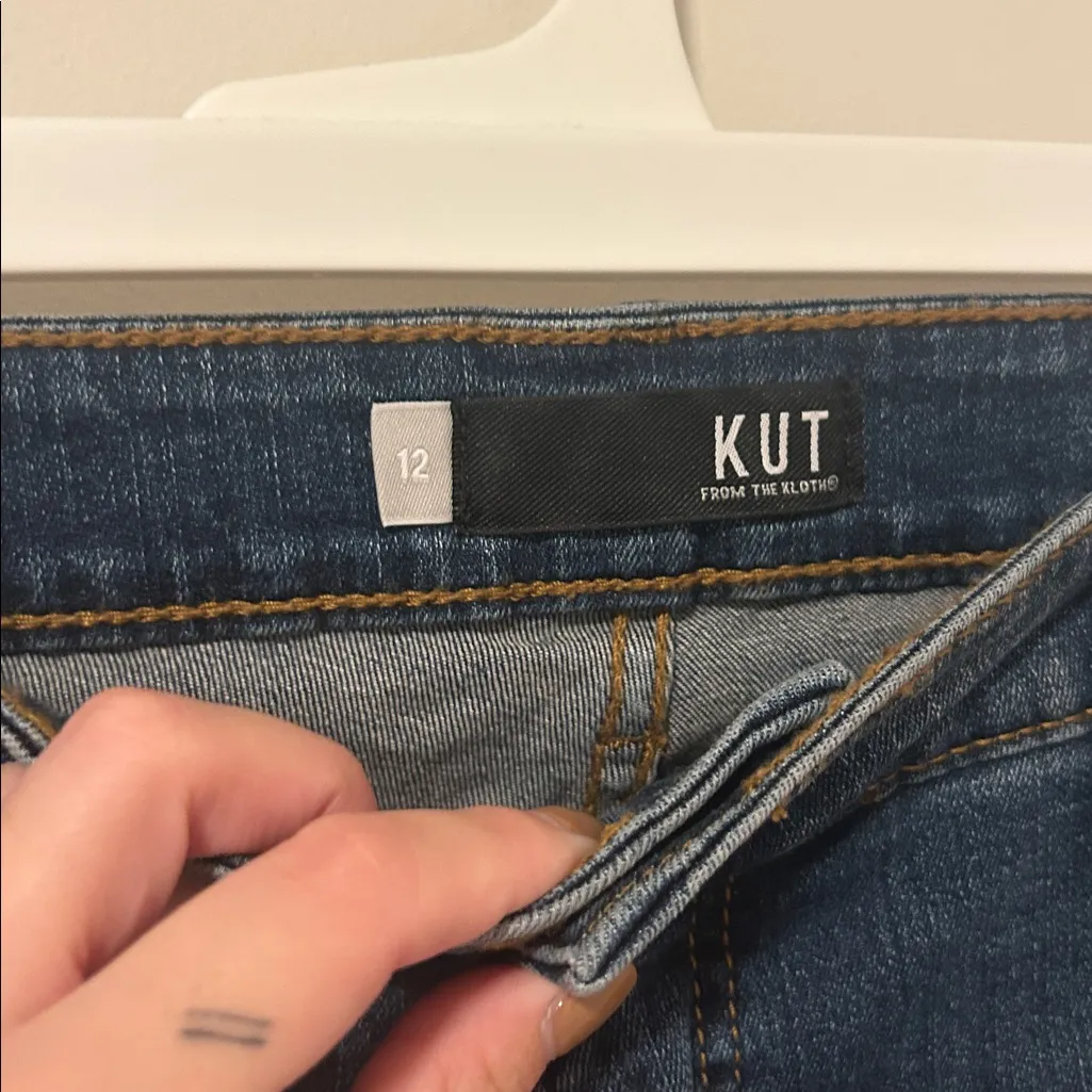 NWT Kut from the Kloth High Rise Mia Fab Ab Toothpick Skinny Jeans Size 12 - Image 3