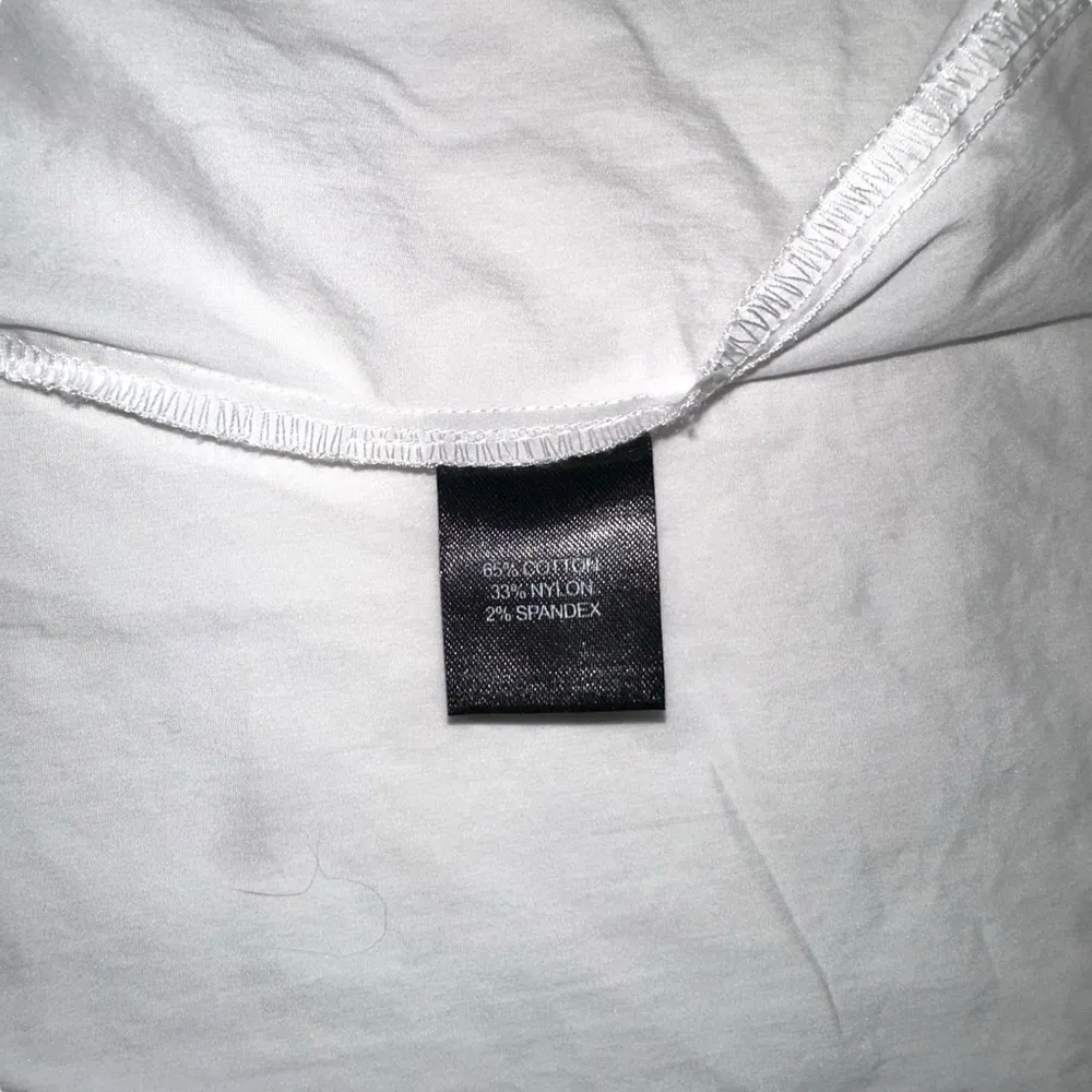 Marled By Olivia Culpo White Off The Shoulder Tie Front Shirt Dress XS - Image 6