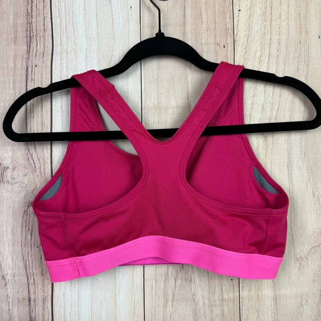 Nike Pro Drifit Women's Pink Sports Bra - Image 5