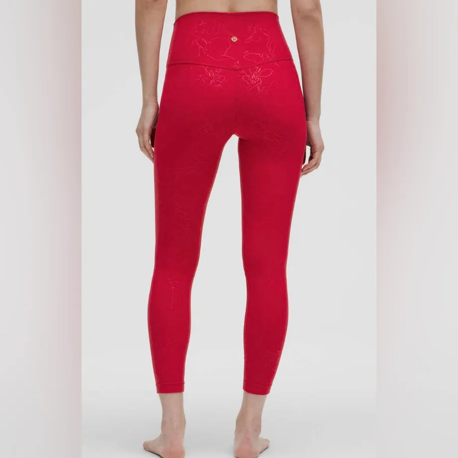 Lululemon NWT Align Lunar New Year 25” Leggings Year Of The Snake Embossed 14 - Image 2