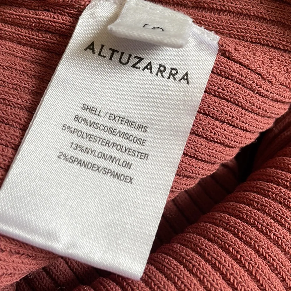 NWT $795 Altuzarra Turley beautiful ribbed skirt in hazelwood Pink - Image 14