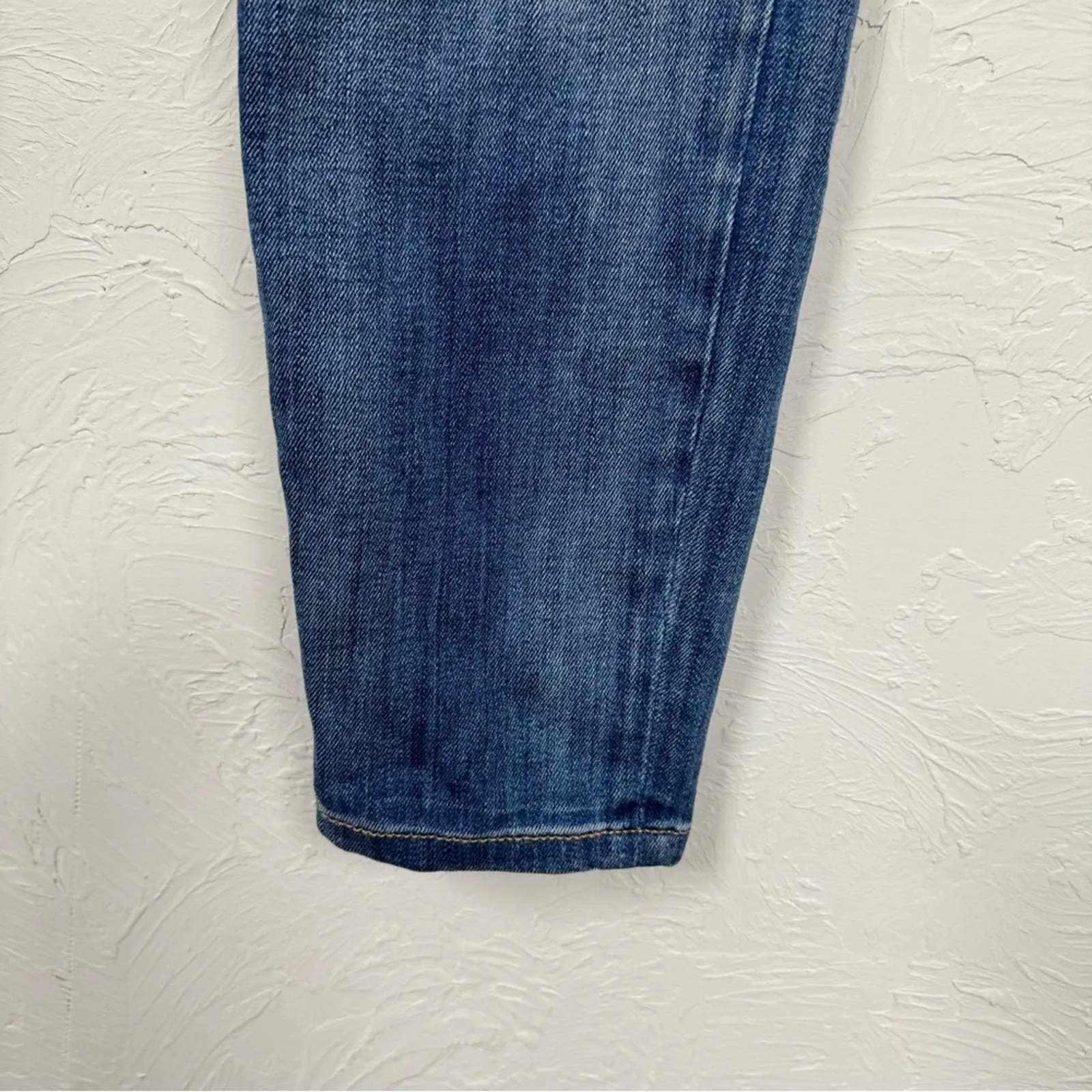Current Elliott Anthropologie Distressed The Stiletto Low Rise Skinny Jeans 28 - Image 3