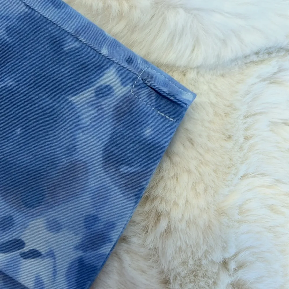 J. Jill Blue Abstract Floral Pants Size 16 - Image 8