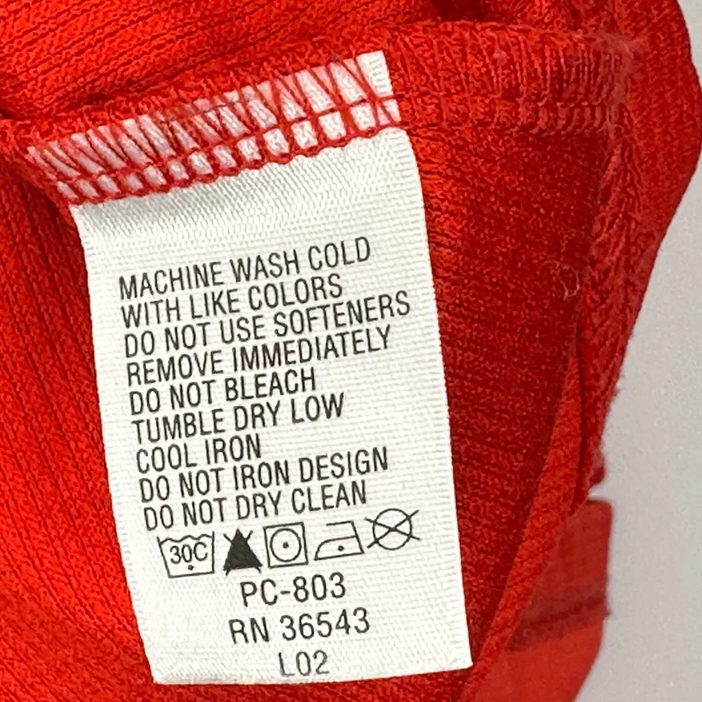 Izod Red Cool Fx Polo Shirt Med - Image 5