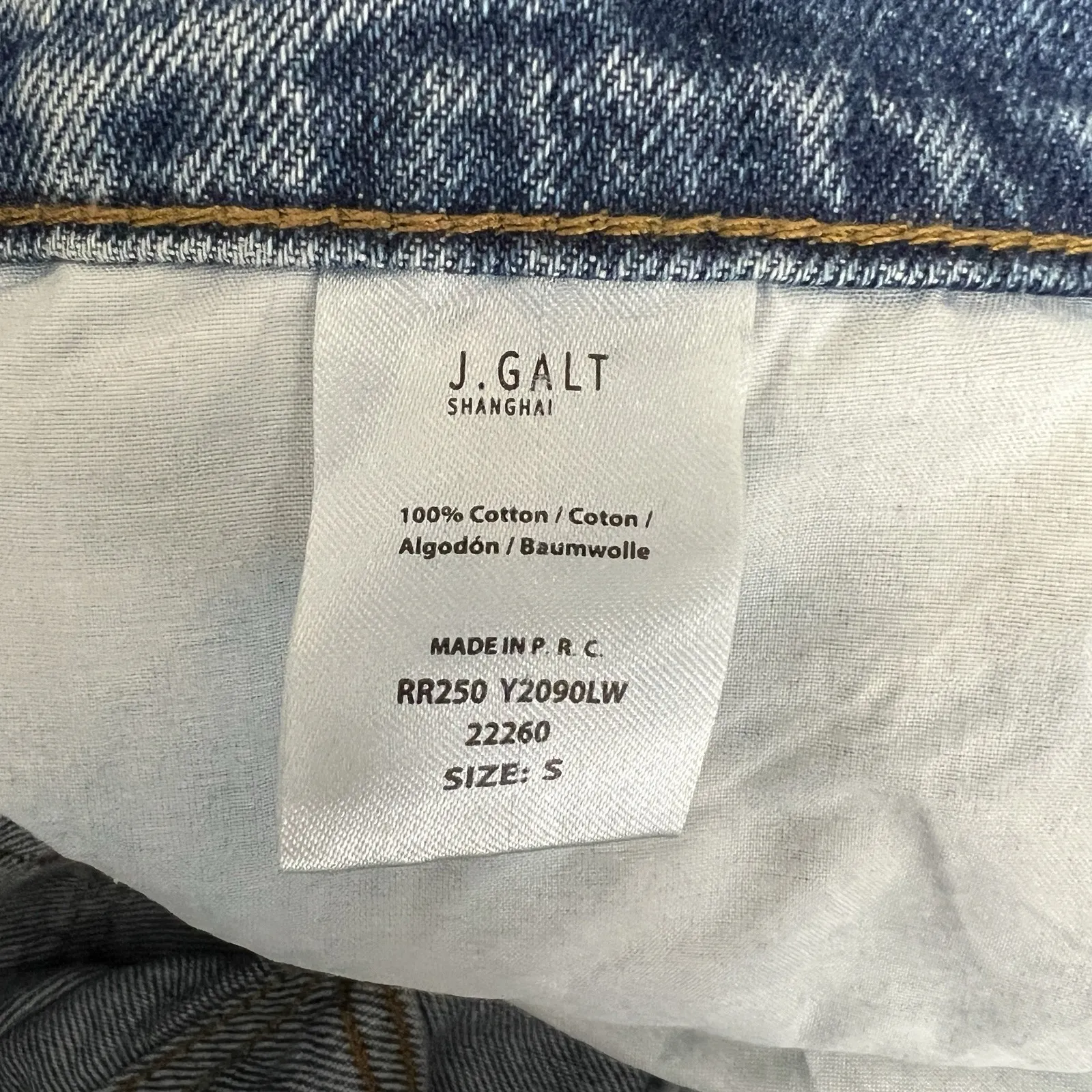 John Galt Brandy Melville Flare Jeans Low Rise Light Wash Women's Size Small - Image 7