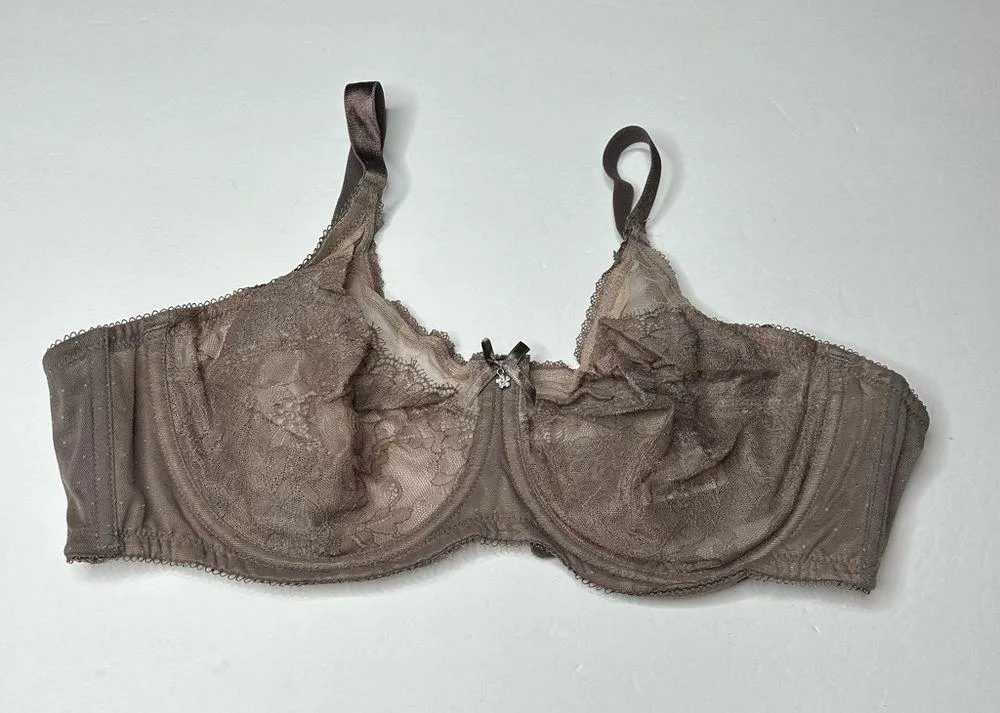 Wacoal taupe Lace Unlined bra 36D 855186 - Image 6