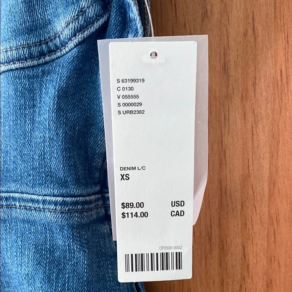 BDG Urban Outfitters Size XS Blue Denim Women's Teen Girl Lace-Up Dress NWT - Image 3