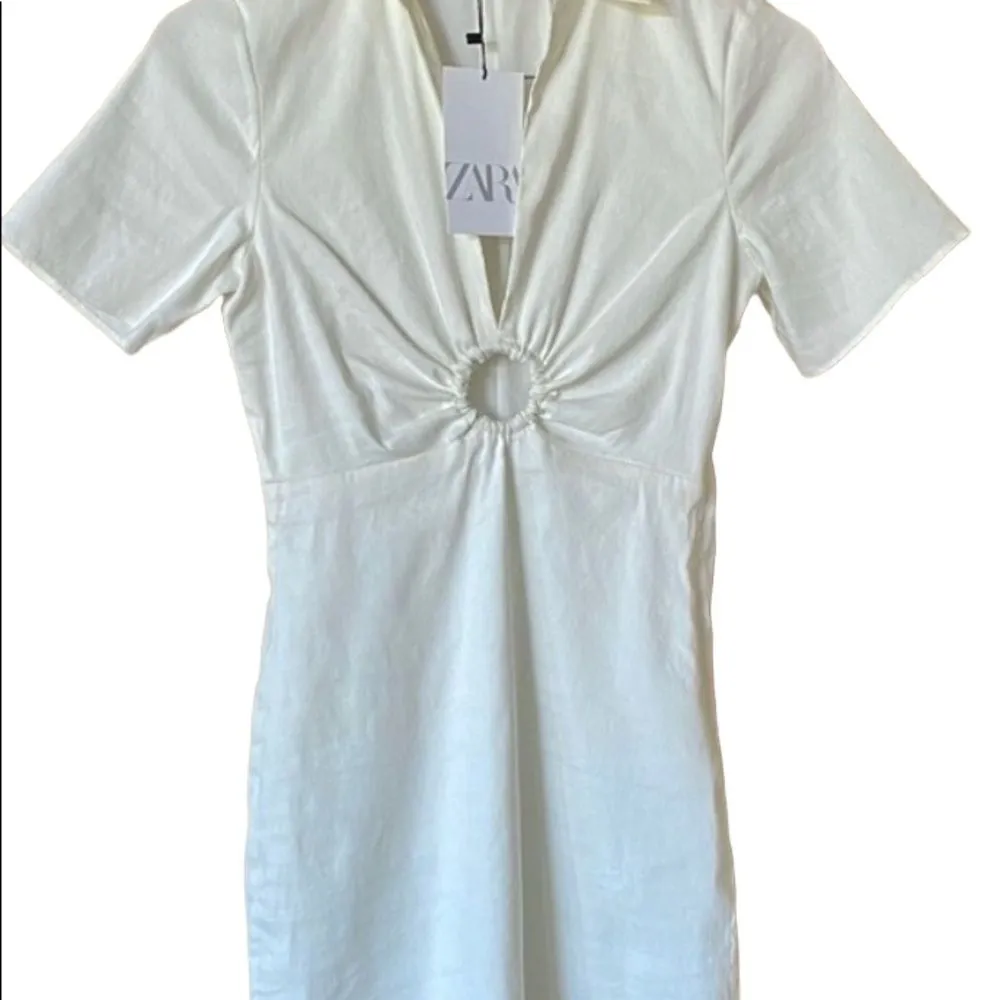 Zara NEW white linen dress - Image 12