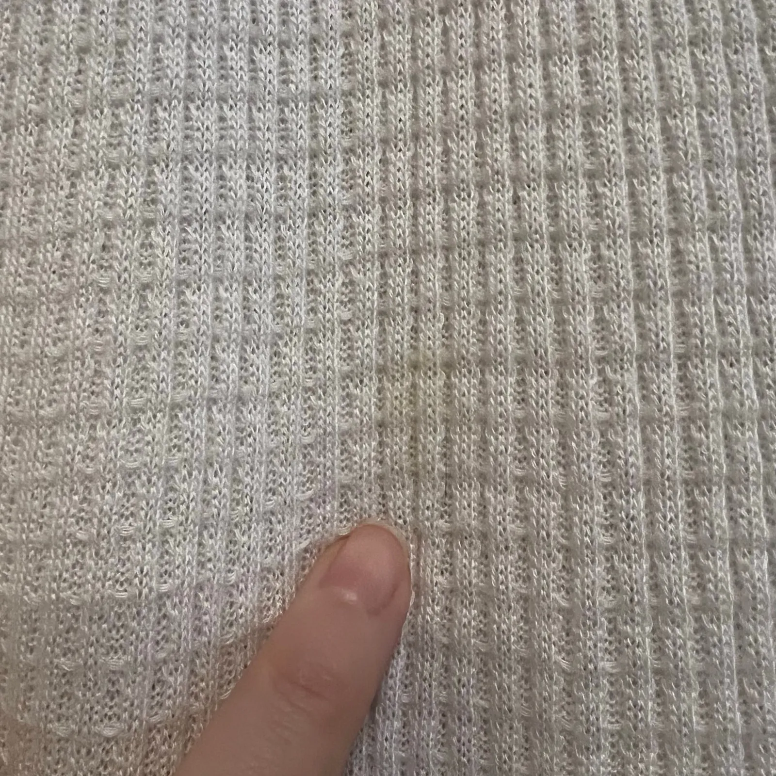 Sundance Waffle Knit Embroidered Long Sleeve Shirt Large Floral Top Blouse Flowy - Image 6