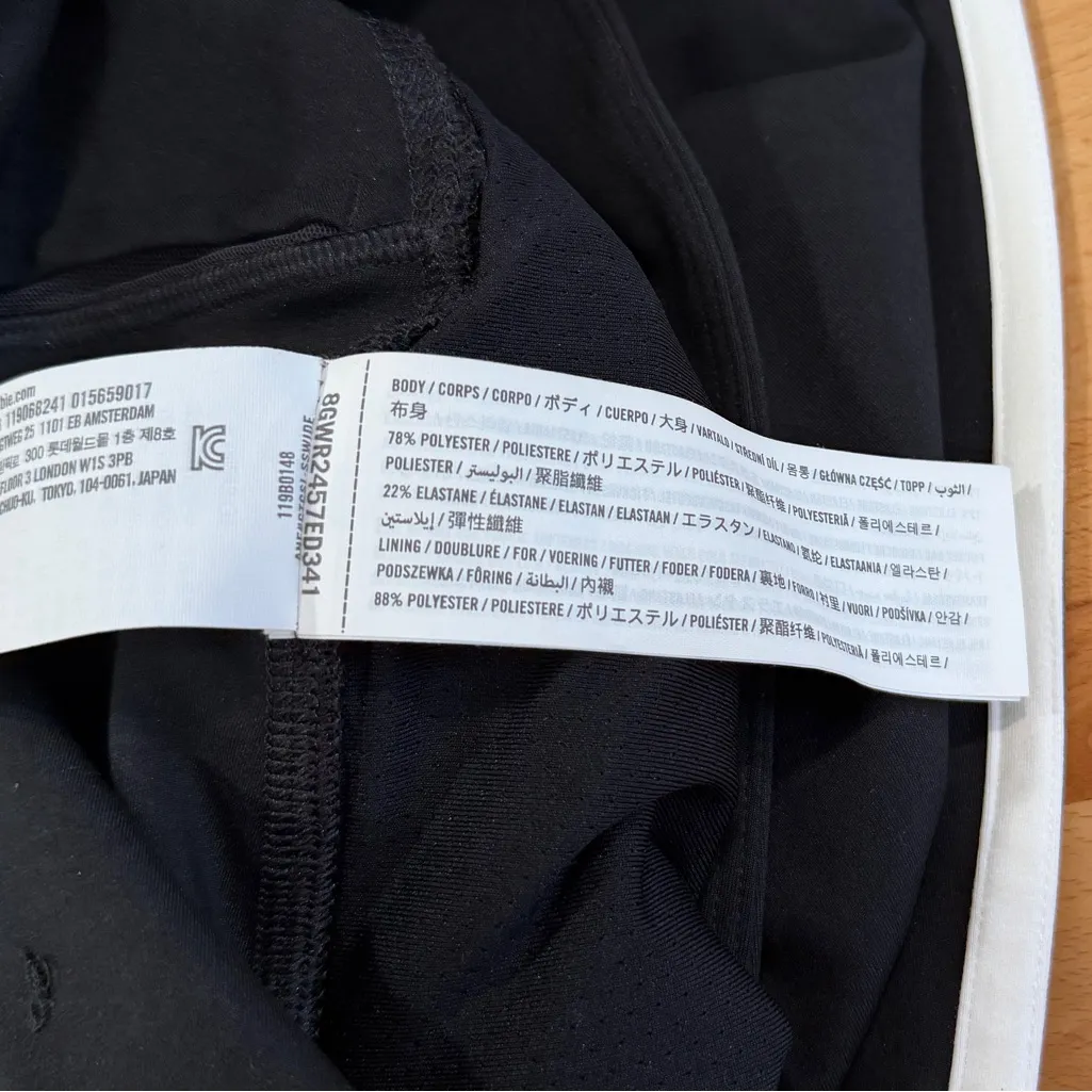 Abercrombie & Fitch YPB SculptLux Lined Wrap Mini Skirt Skort Black Size Medium - Image 9