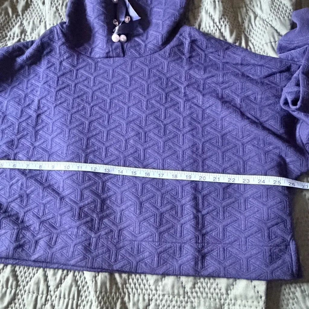 Simply Southern Navy Quilted Top with Pearl Accents - Image 6