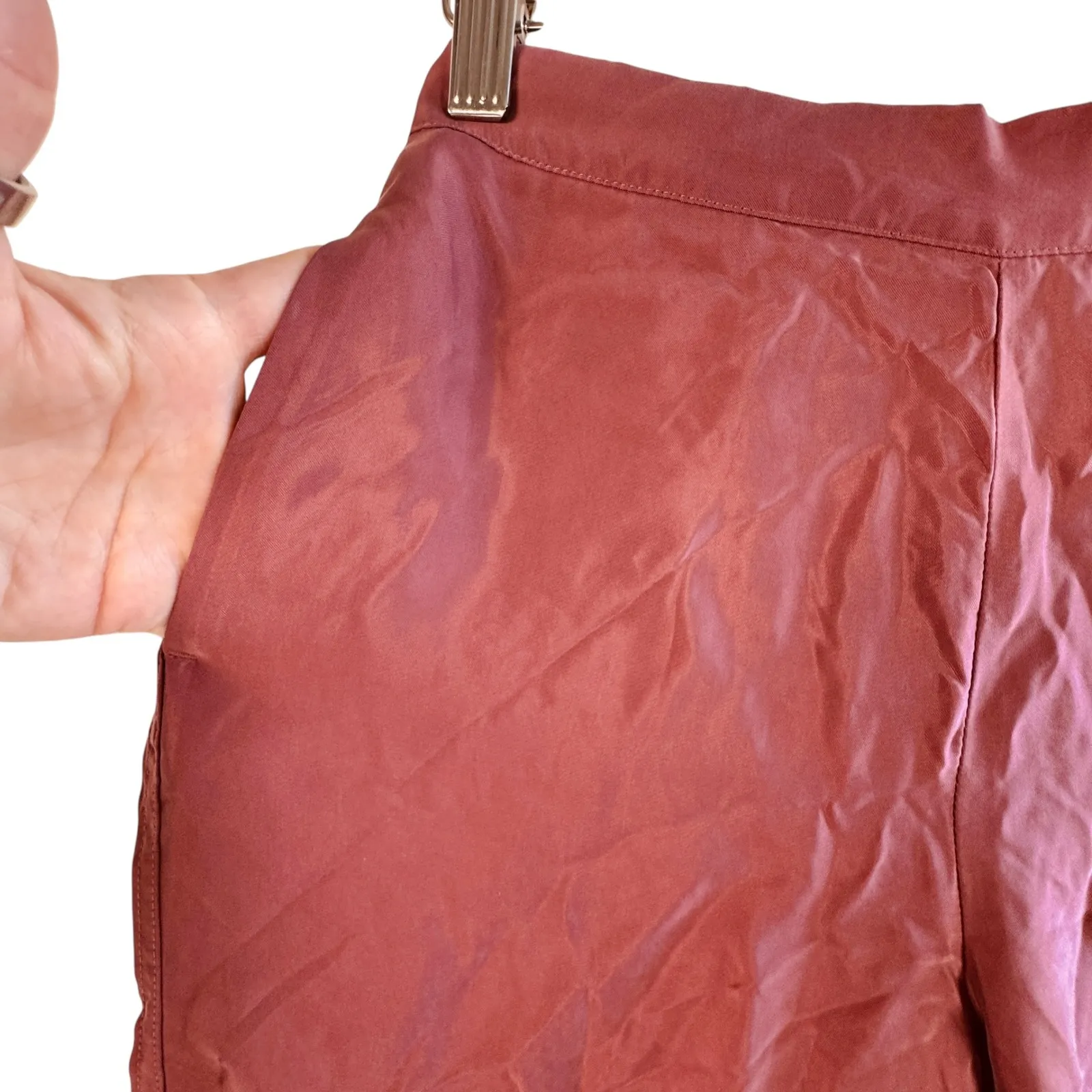 Athleta Calm Cool Wide Leg Pants XXS Mauve Lounge Comfy Stretch Travel‎ Pant - Image 9