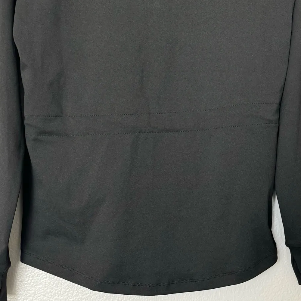 Cali Sport Pullover 1/2 Zip Waist CinchBlack Reflective Size Large #SW - Image 6