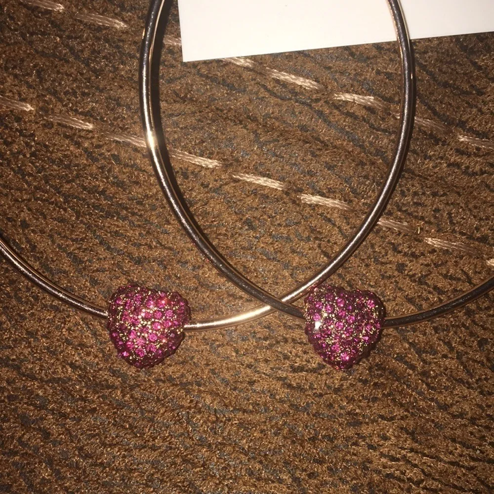 NWT Betsey Johnson Earrings Hearts - Image 2