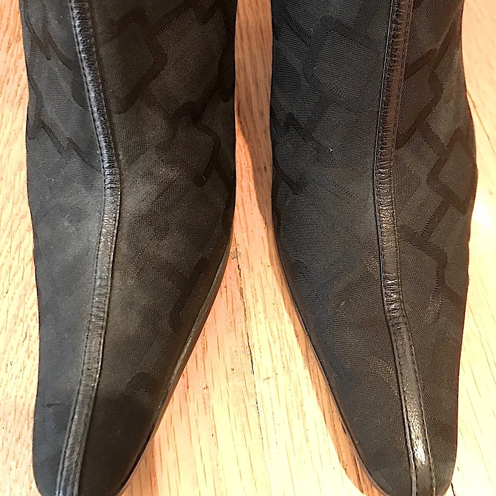 Nine West Black Mid Calf Boot - Image 4