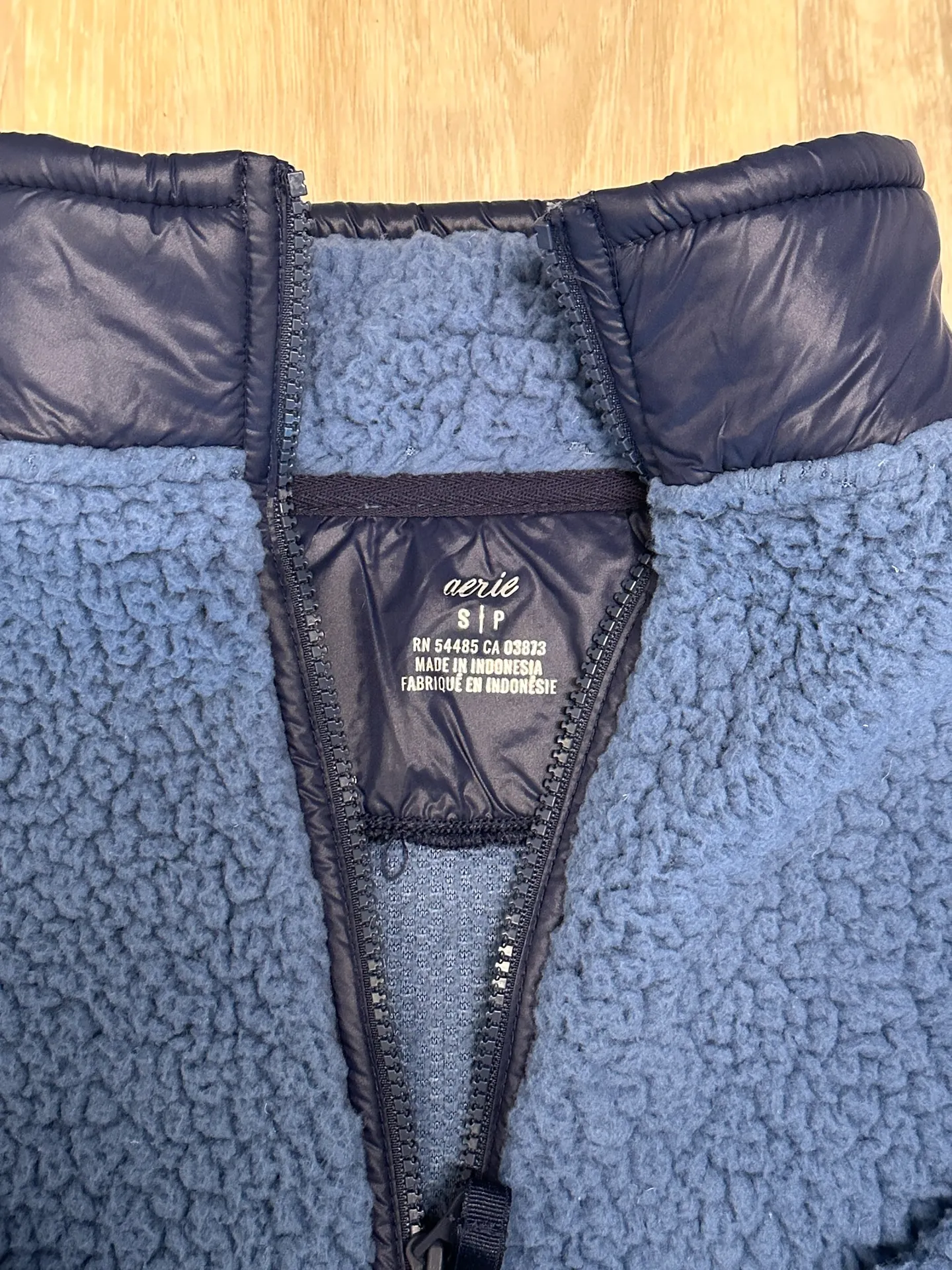 Aerie Sherpa Puffer Jacket Pullover - Image 2