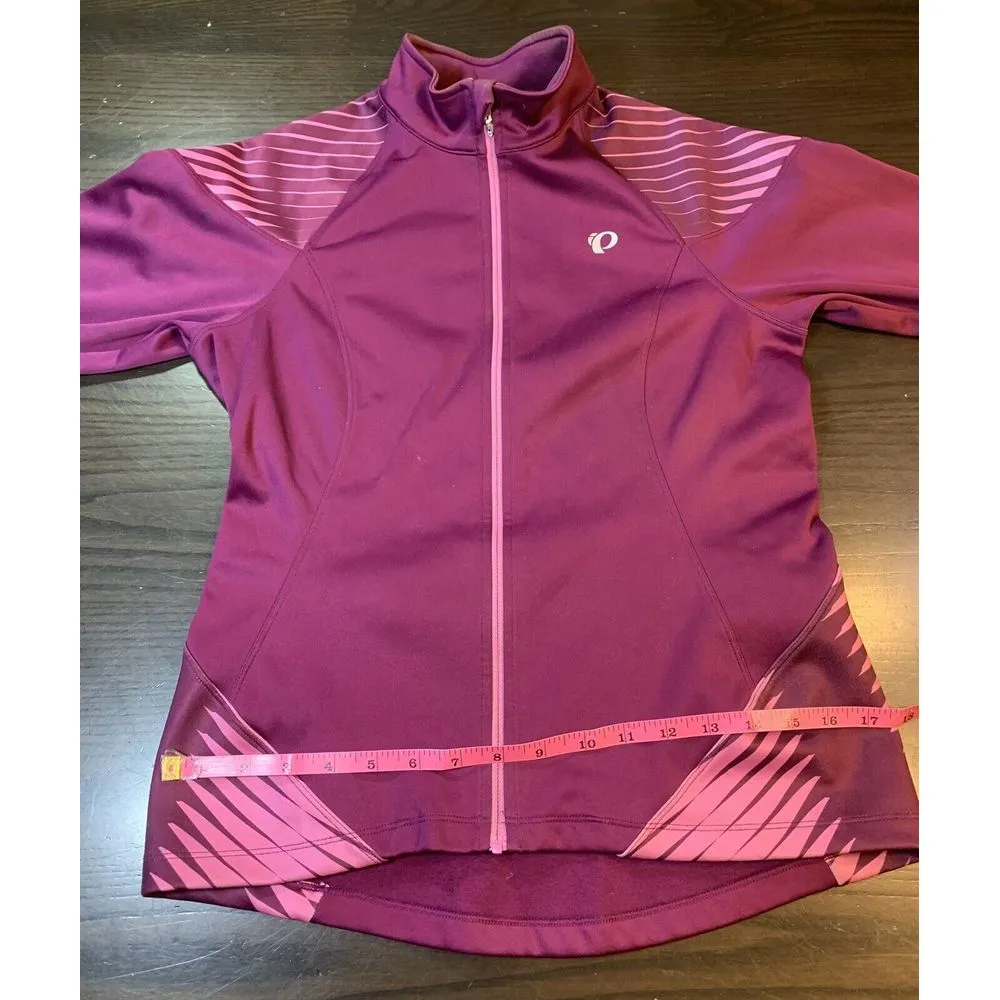Pearl Izumi Elite Cycling Jacket Women Medium Pink‎ Cyclist Biker Biking READ - Image 14