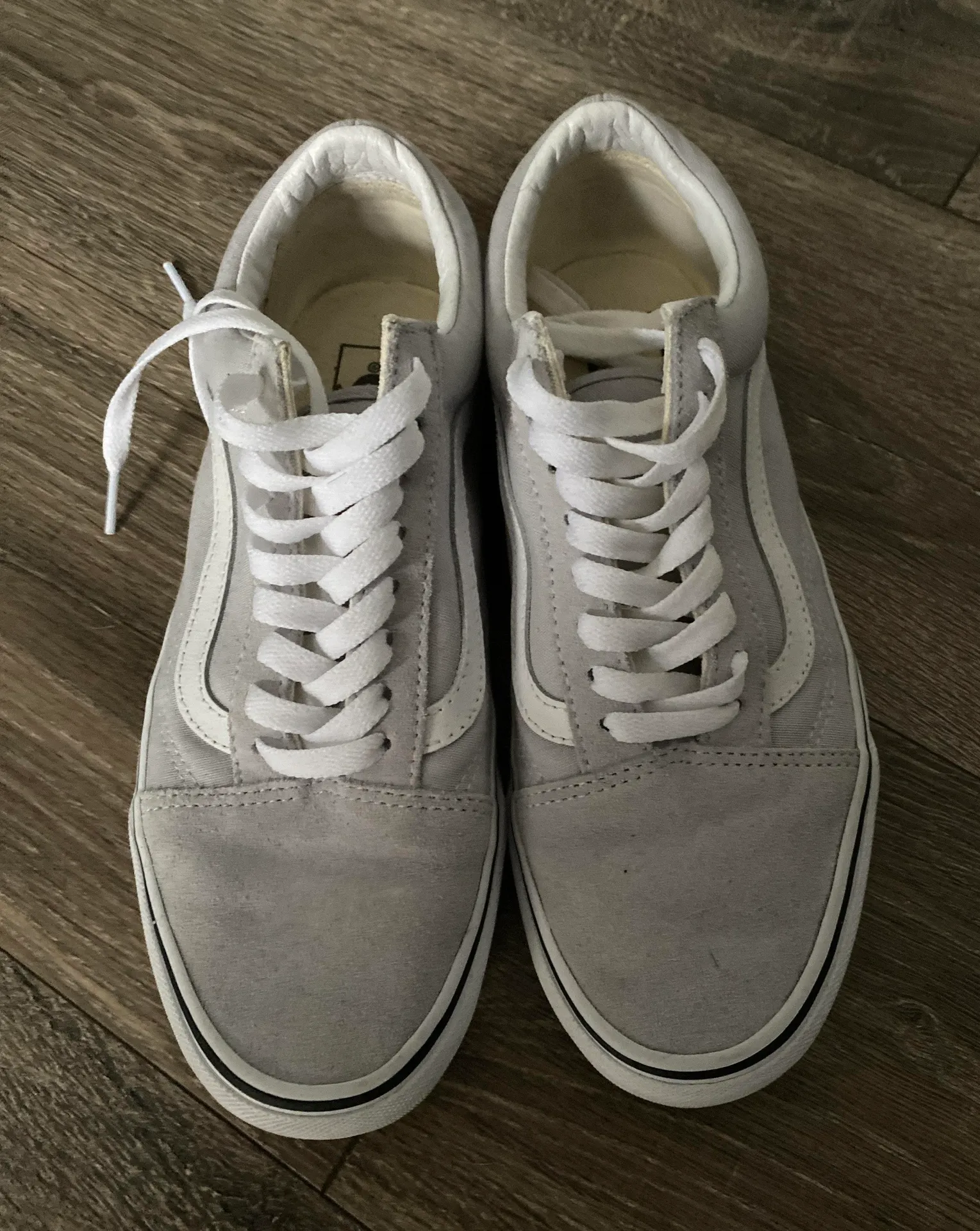 Grey Old Skool Vans - Image 2