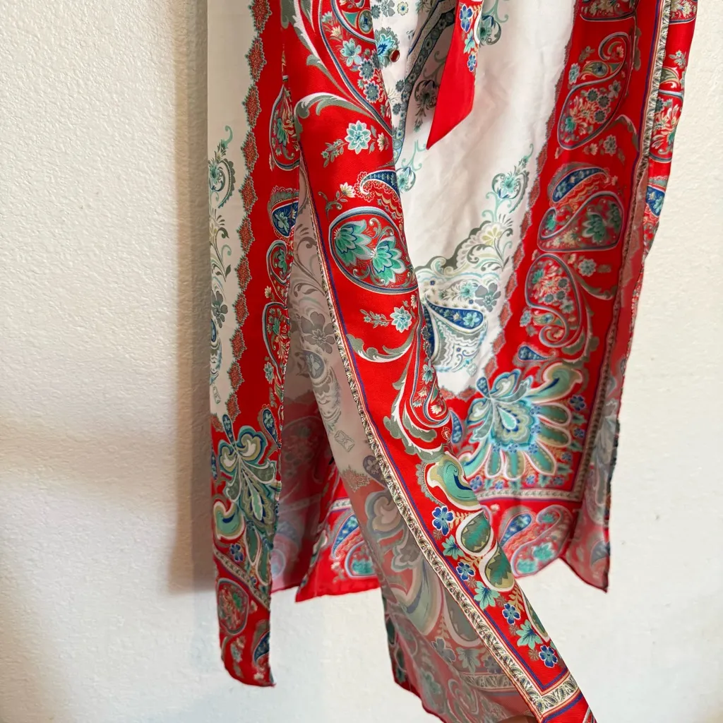 zara printed shirt dress - Image 7