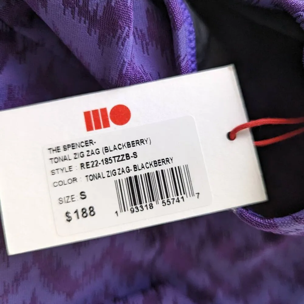 One Piece Swimsuit Belted The Spencer  Purple NWT - Image 2