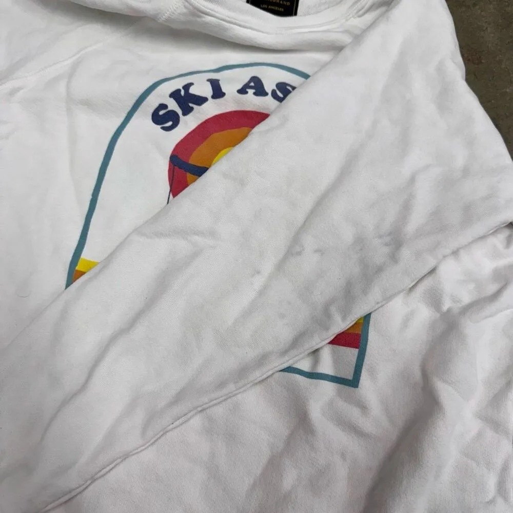 Retro brand Ski Aspen Pullover White - Image 6